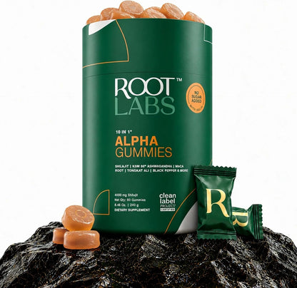 ROOT LABS 10-in-1 Alpha Shilajit Gummies