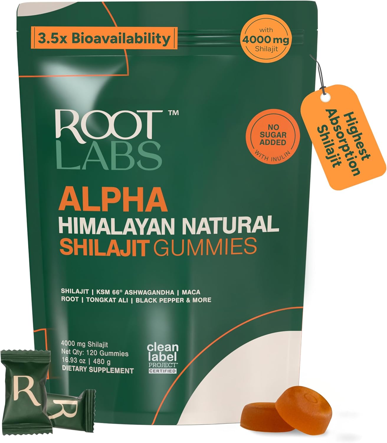 ROOT LABS 10-in-1 Alpha Shilajit Gummies